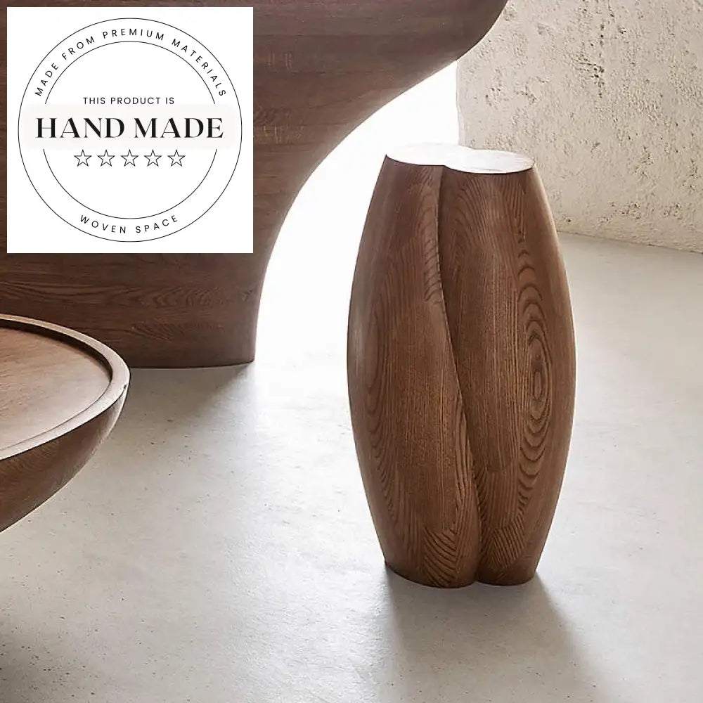 Modern Creative Irregular Solid Wood Personalized Lounge Corner Side Table