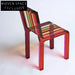 Modern Creative Rainbow Acrylic Leisure Chair for Hotel Art Museum Decor