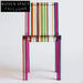 Modern Creative Rainbow Acrylic Leisure Chair for Hotel Art Museum Decor