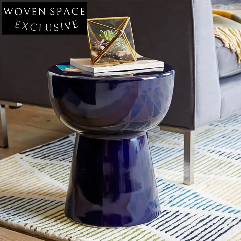 Modern Creative Round Metal Side Table for Living Room Corner & Cafe Shop
