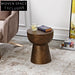 Modern Creative Round Metal Side Table for Living Room Corner & Cafe Shop
