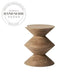Modern Creative Solid Wood Round Accent Living Room Side Table