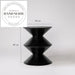 Modern Creative Solid Wood Round Accent Living Room Side Table