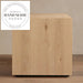 Modern Creative Square Solid Wood Hotel Accent Side Table