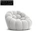 Modern Curved Bubble Sofa Set, Customizable Color, Plush Living Room Sofa
