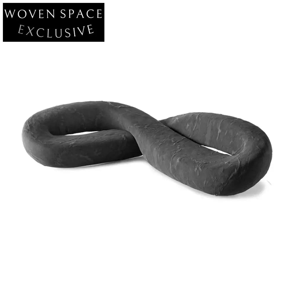 Modern Curved Velvet Sectional Sofa with Unique 8-Shape Design for Living Room