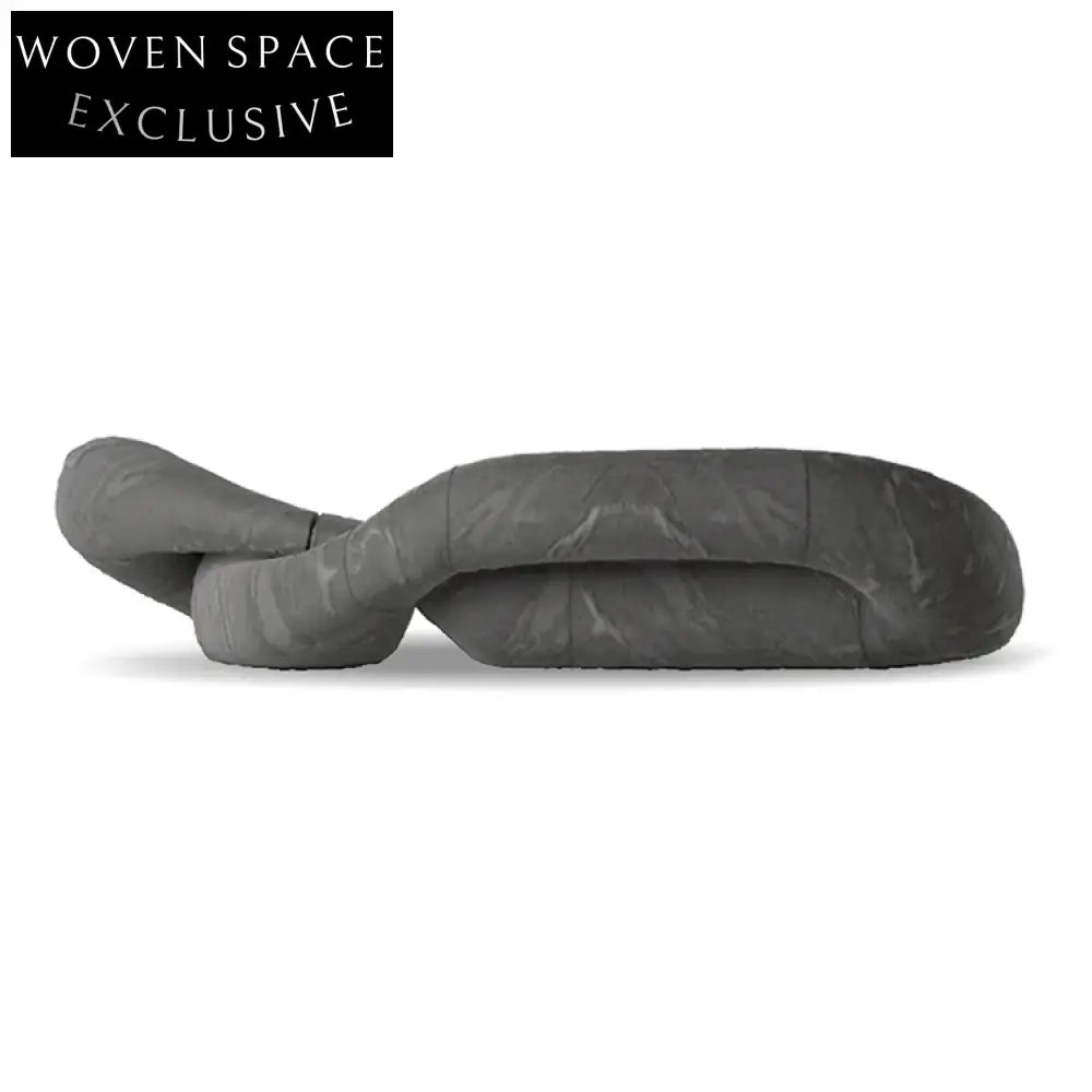 Modern Curved Velvet Sectional Sofa with Unique 8-Shape Design for Living Room