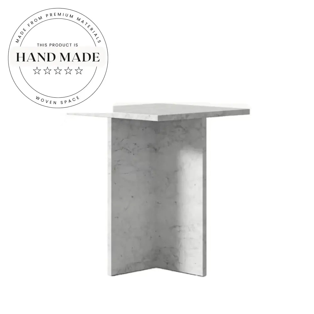 Modern Custom Carrara Marble Luxury Stone Design Side Table