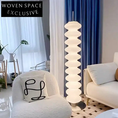 Modern Decorative Gourd Shape Living Room Entryway Floor Standing Light Fixture