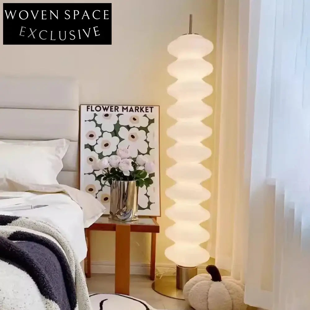 Modern Decorative Gourd Shape Living Room Entryway Floor Standing Light Fixture