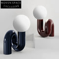 Modern Decorative Resin Glass Frame Lamp for Elegant Home Accent Table