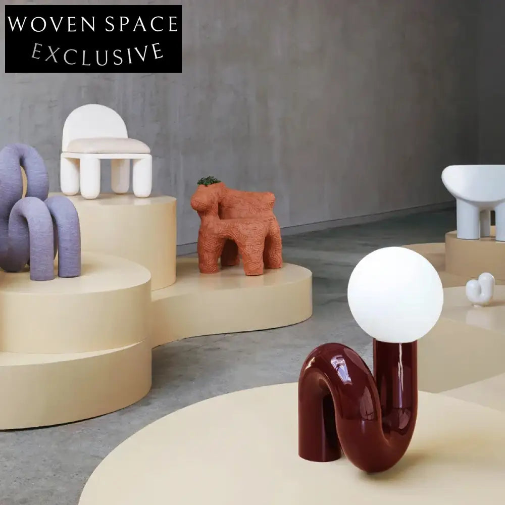 Modern Decorative Resin Glass Frame Lamp for Elegant Home Accent Table