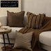 Modern Decorative Square Cotton Linen Sofa Bedroom Throw Pillow