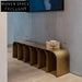 Modern Design Luxury Gold Metal Frame Living Room Bedroom Ottoman Bench