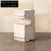 Modern Design Natural Stone Travertine Living Room Sofa Side Coffee Table