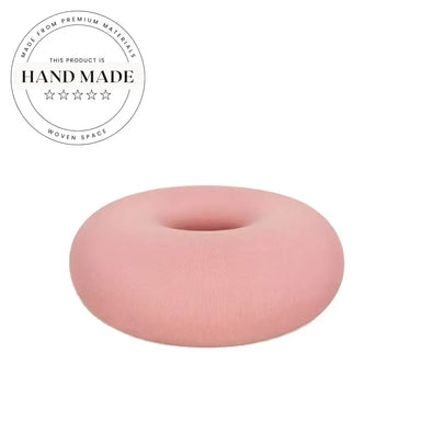Modern Designer Donut Soft Fabric Low Profile Lounge Chair