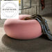 Modern Designer Donut Soft Fabric Low Profile Lounge Chair
