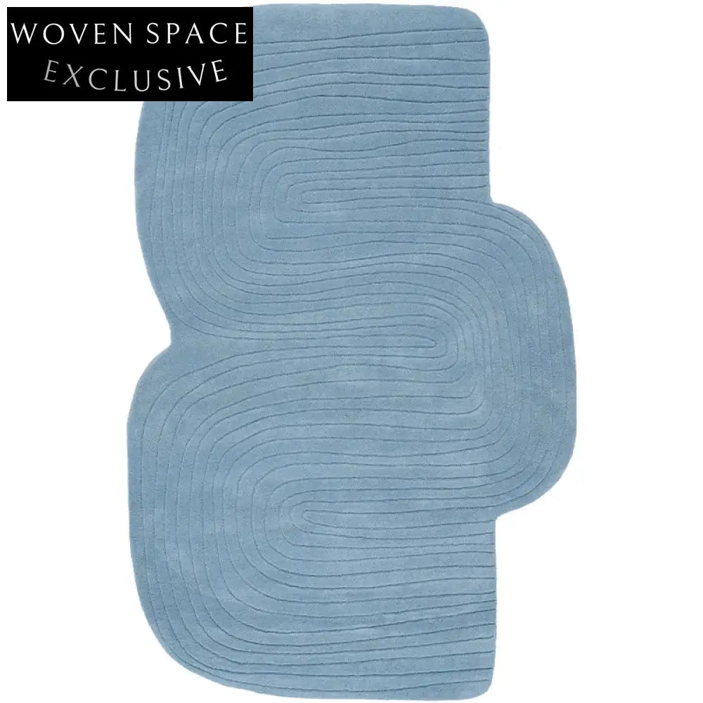 Modern Designer Irregular Polyester Area Rug for Living Room Bedroom Decor