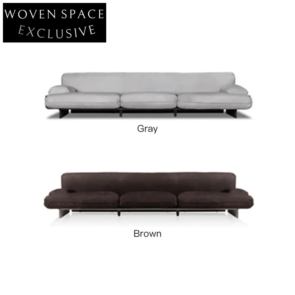 Modern Designer Living Room Luxury Sectional Three-Seat Fabric Sofa