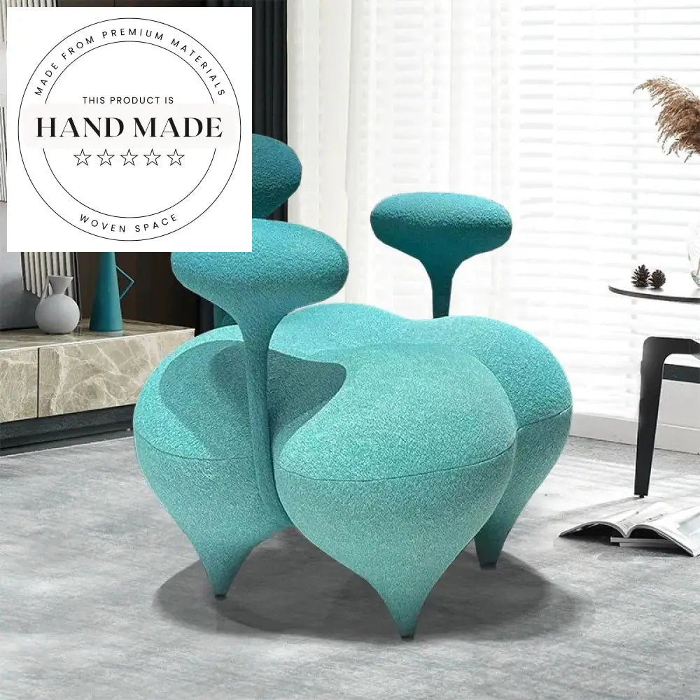 Modern Designer Revolving Tufted Accent Recliner Sofa for Leisure Living Room