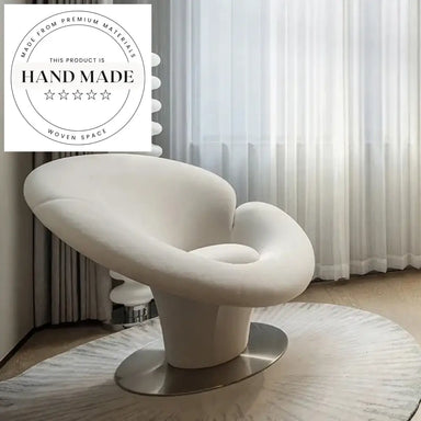 Modern Designer Single Recliner Accent Fabric Lounge Chair