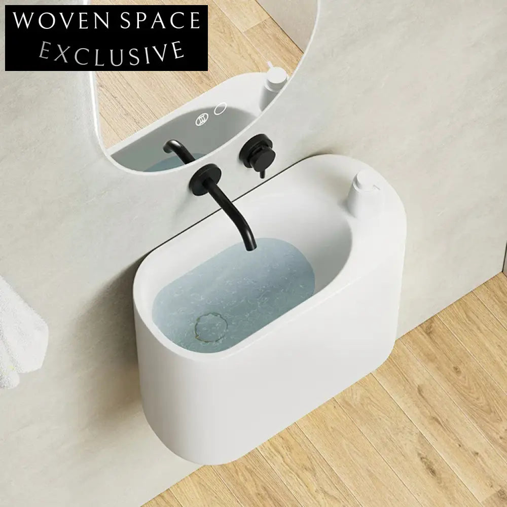 Modern Durable Artificial Stone Bathroom Vanity Sink - Easy Clean, Stylish Design