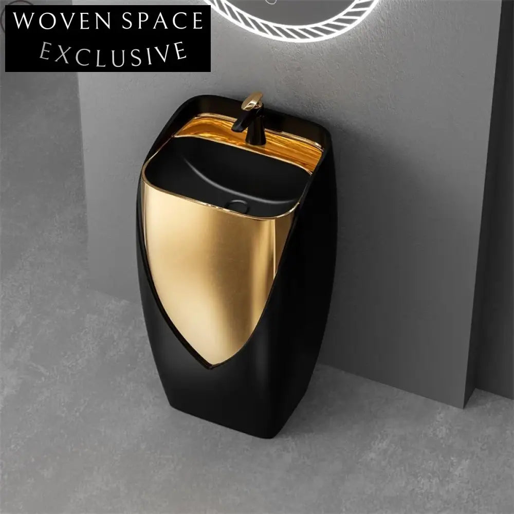 Modern Electroplate Ceramic Pedestal Basin: Luxury Gold, Silver, White Washbasin Elegance