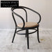Modern Elegant Rattan Seat Thonet Bentwood Dining Arm Chair