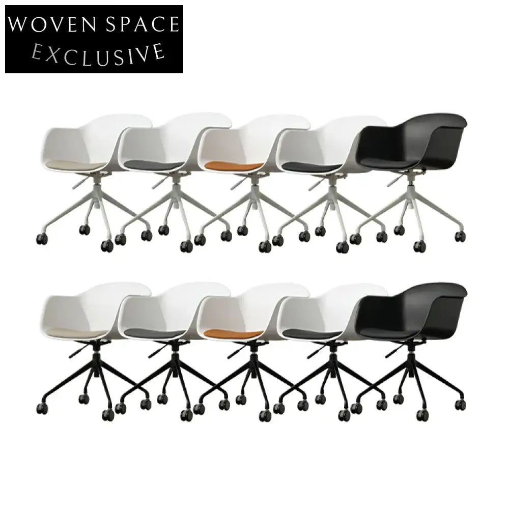 Modern Ergonomic High-Back Leather Swivel Office Chair for Comfort