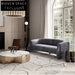 Modern European Velvet 3-Seater Sofa for Luxury Living Room Spaces