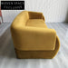Modern European Velvet 3-Seater Sofa for Luxury Living Room Spaces