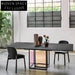 Modern Extendable Glass & Wood Top Dining Table for Home & Hotel