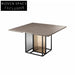 Modern Extendable Glass & Wood Top Dining Table for Home & Hotel