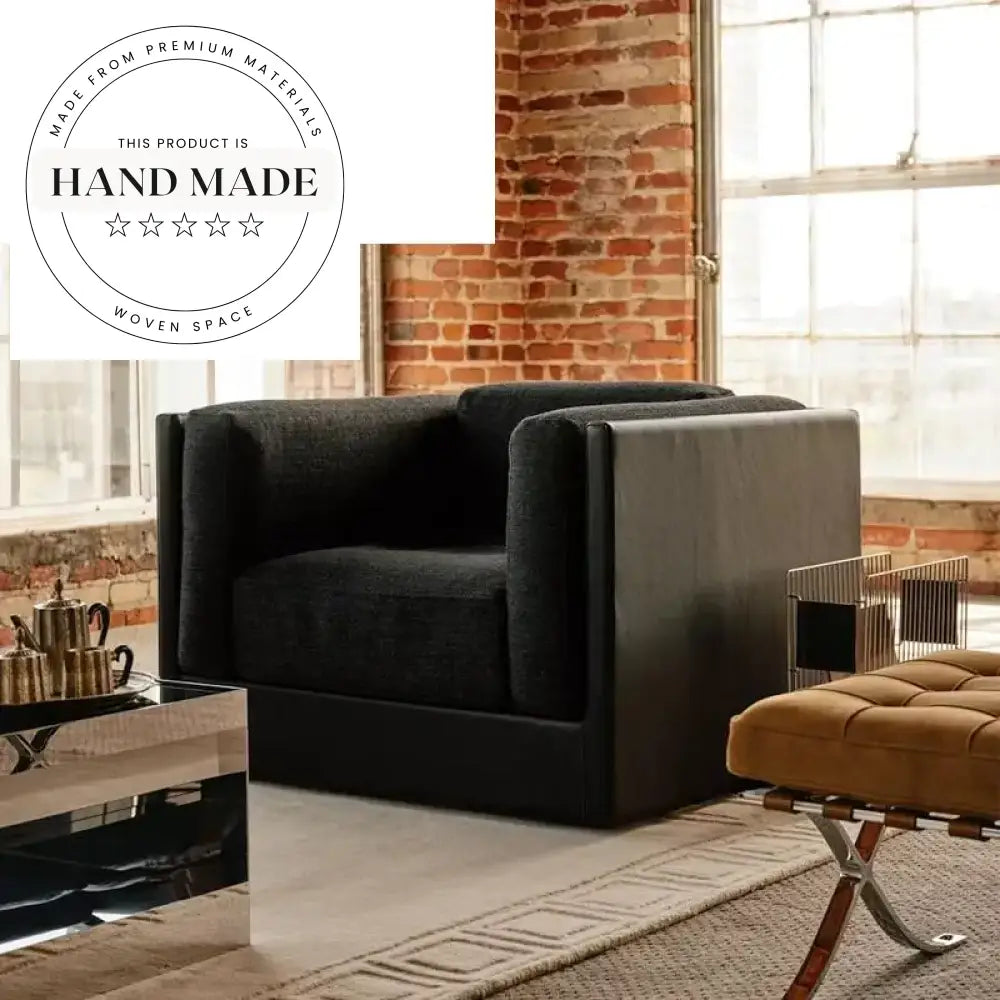 Modern Fabric Accent Leisure Recliner Chair for Living Room & Office Spaces