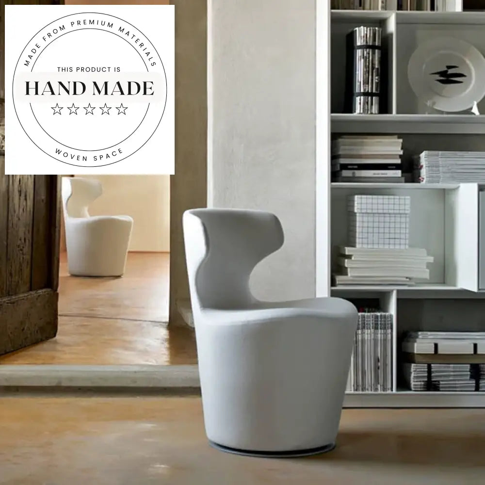 Modern Fabric Accent Living Room Swivel Dining Chair