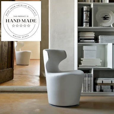 Modern Fabric Accent Living Room Swivel Dining Chair