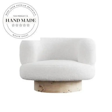 Modern Fabric Boucle Accent Armchair for Living Room Lounge Home