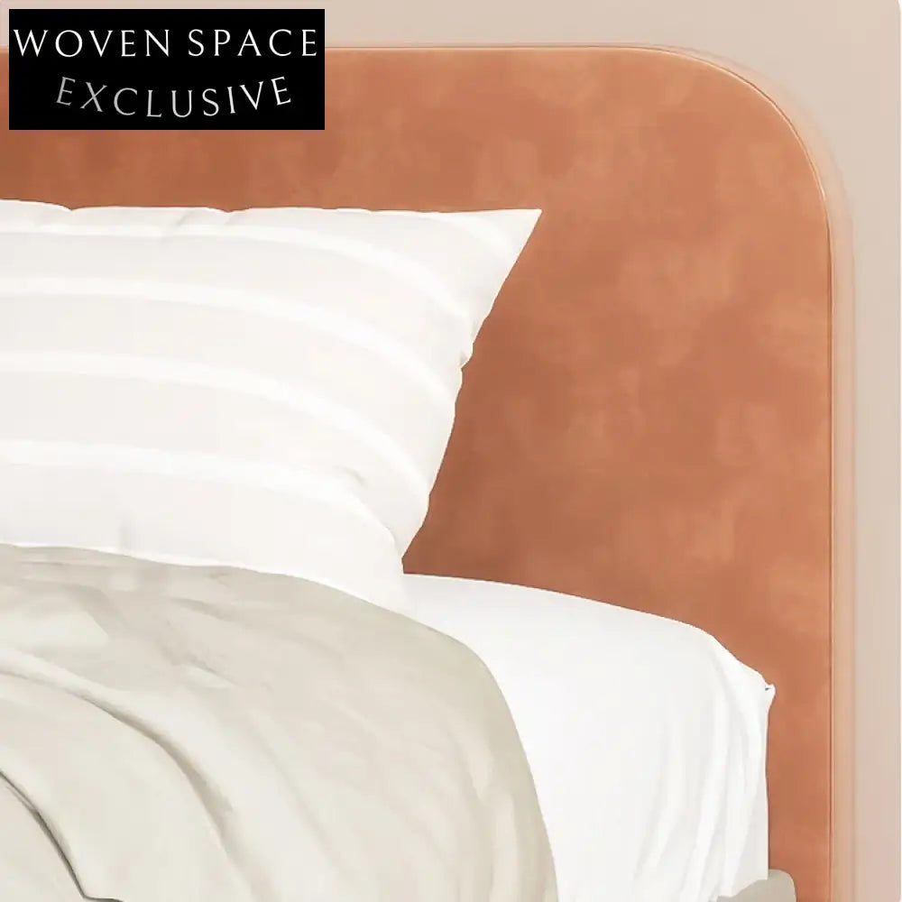 Modern Fabric Double Bed for Kids & Adults Bedroom Furniture