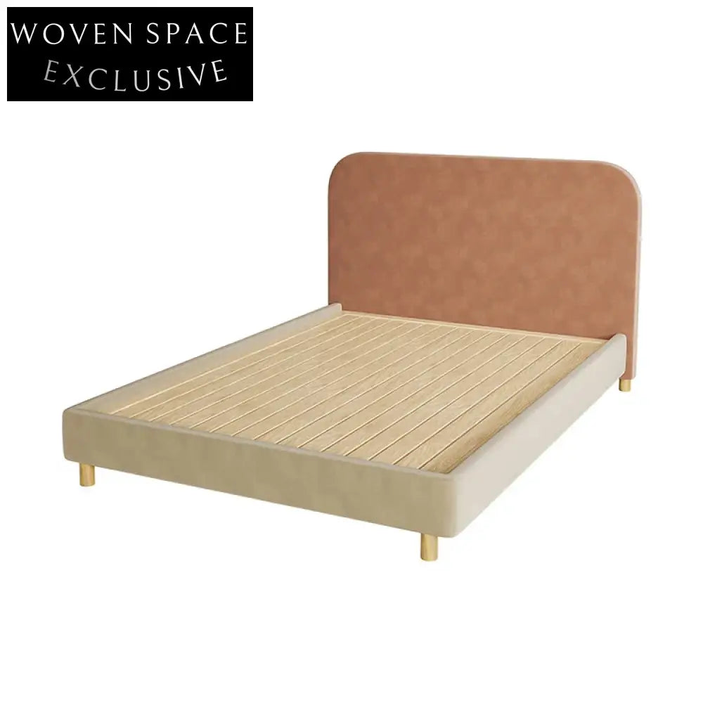 Modern Fabric Double Bed for Kids & Adults Bedroom Furniture