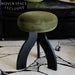 Modern Fabric Jellyfish Ottoman with Sturdy Wooden Legs for Living Room