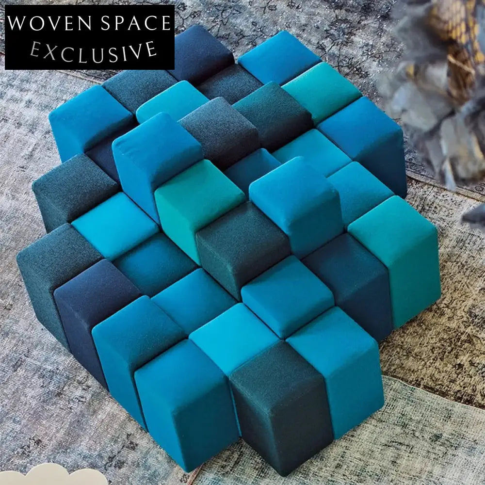 Modern Fabric Sectional Recliner with Wooden Frame for Office Living Couch