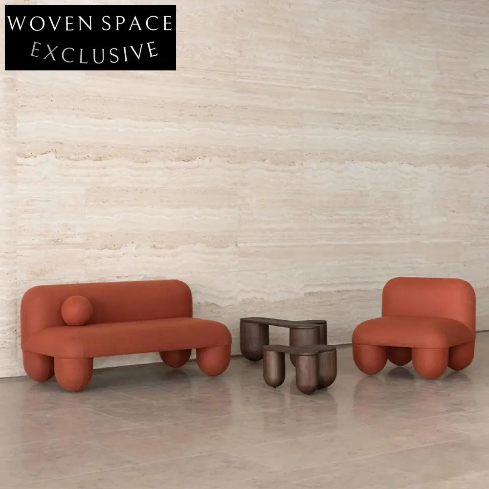 Modern Fabric Sectional Sofa for Living Room Lounge Hotel Lobby Seating