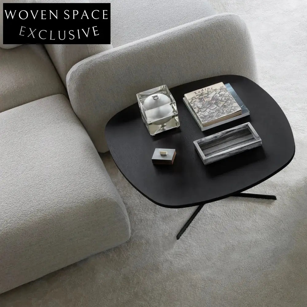 Modern Fabric Sectional Sofa Set with Wood Legs for Living Space