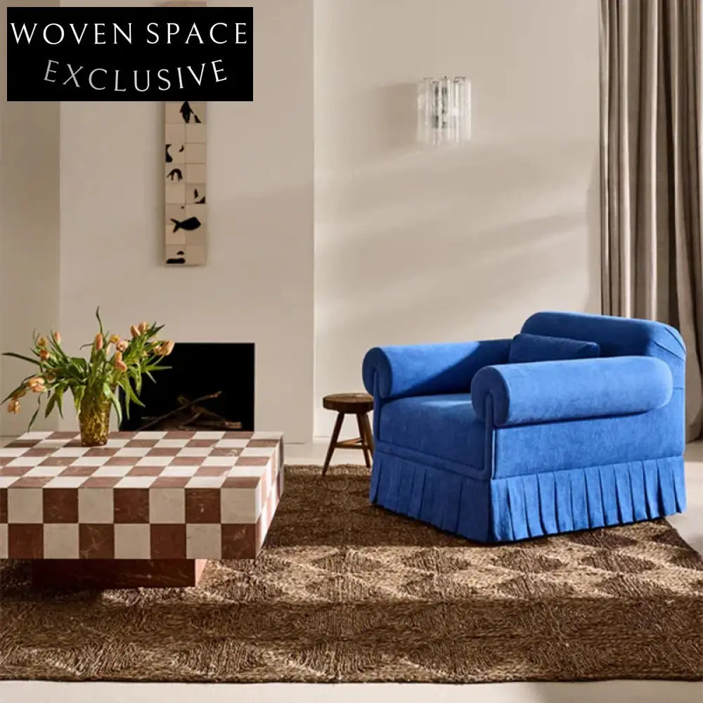 Modern Fabric Single Seat Sofa for Hotel Waiting Room or Home Villa