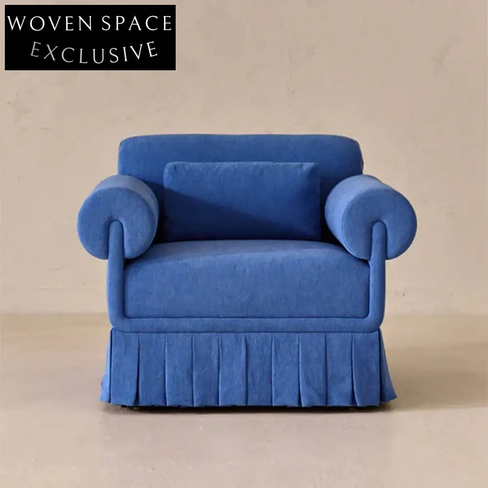 Modern Fabric Single Seat Sofa for Hotel Waiting Room or Home Villa