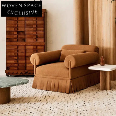 Modern Fabric Single Seat Sofa for Hotel Waiting Room or Home Villa