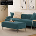 Modern Fabric Upholstered 3-Seat Sectional Sofa Couch for Living Room