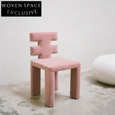 Modern Fabric Upholstered Dining Chair with Backrest for Cafe Restaurant Home