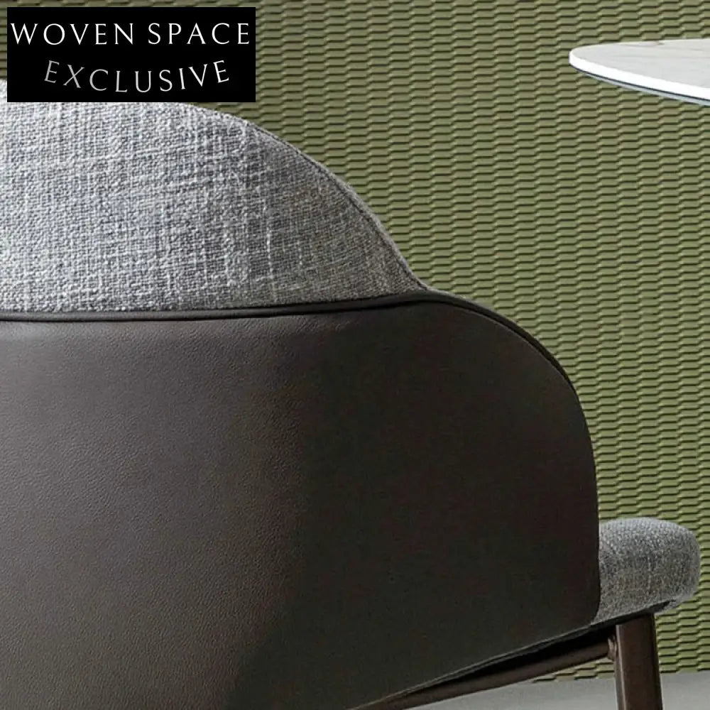 Modern Fabric Upholstered Dining Chair with Metal Legs, Creative Backrest