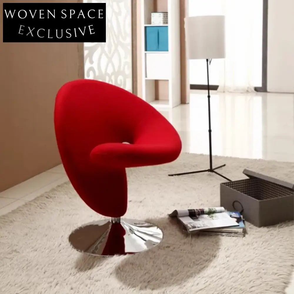 Modern Fabric Upholstered Fiberglass Frame Leisure Restaurant Dining Chair